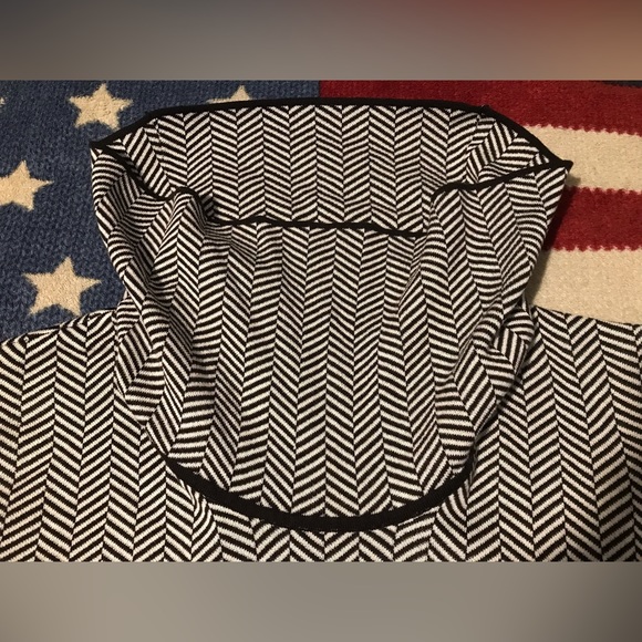 NWOT Vintage Womens CALVIN KLEIN FUNNEL TURTLENECK Knit Sweater M kors rlpc rlx - Picture 6 of 9